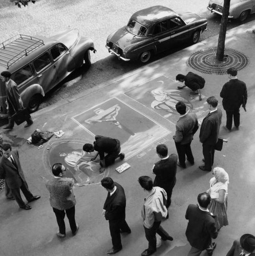 Paris street scene - paris,